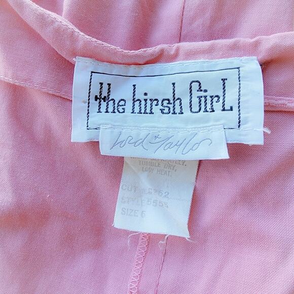 The Hirsh Girl x Lord & Taylor Vintage 70s/80s Front Button Fit & Flare Dress - Picture 3 of 4